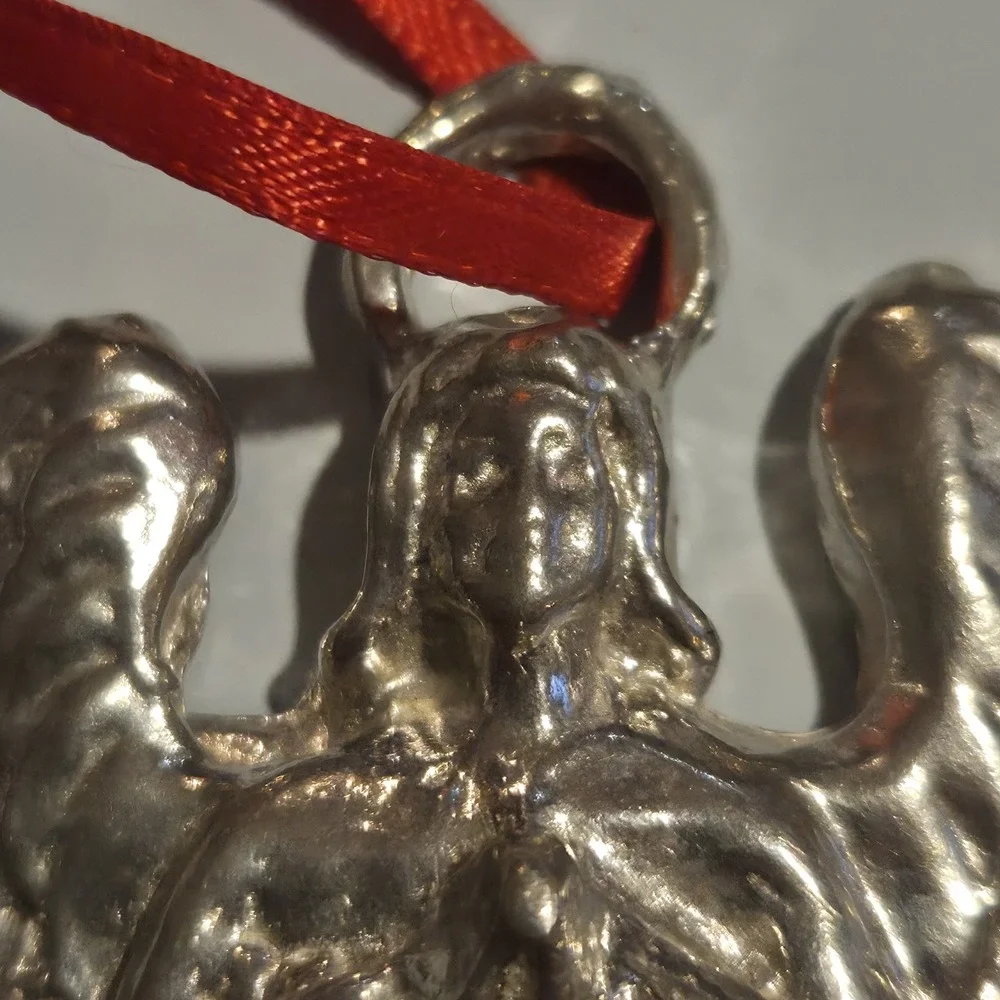 Sycamore Pewtersmith Angel Ornament Vintage‎ 3
